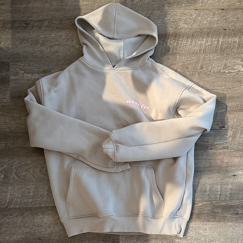 White Fox Boutique Beige Hoodie